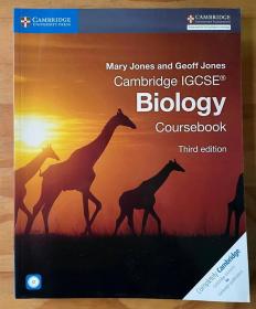 英文正版 剑桥生物学教材最新第三版 送光盘 Cambridge International IGCSE® Biology Coursebook with CD-ROM   IGCSE/IB/SAT/AP教材