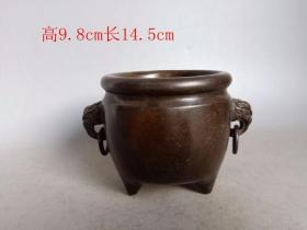 乡下收的紫铜 陈 巧生 香炉
