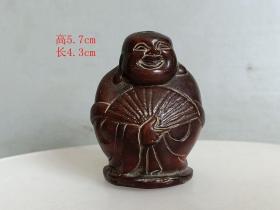 清代老佛像 鼻烟 壶