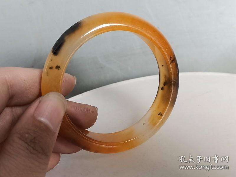 乡下收的老 翡翠 手镯