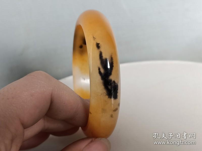 乡下收的老 翡翠 手镯