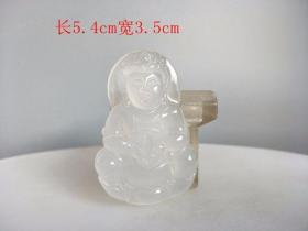 乡下 收的 玛瑙 观音 挂件