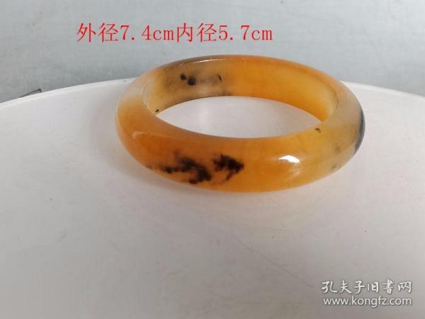 乡下收的老 翡翠 手镯