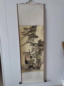 国画精品 任伯年群鸡紫绶图 印刷品