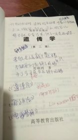 遗传学（上下册）（第二版）（高等学校教材） /刘祖洞 著 高等教育出版社90年2版10年30印