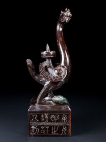 乡下收的汉代和田玉朱雀印章长7宽7高21厘米