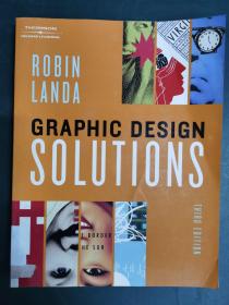 英文原版 Graphic Design Solutions, Third Edition 平面设计方案（彩色印刷）