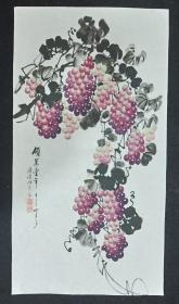 J68-39邓义伦：中国老年书画研究会会员，中国书法研究院艺术委员，四川省书法家协会会员，四川省美协会员，四川省省直机关老年书画协会会员，成都市老协诗书画研究会理事，四川省中山文化艺术研究会国画研究会创作室画师，成都市民健老龄委诗书画顾问花鸟画软件（硕果丰年）、画心尺寸：99*53厘米【约4.7平尺】