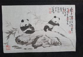 周仁辉：四川著名书画家、花鸟画软件（国宝）  画心尺寸68*44厘米