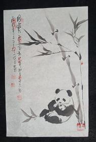 周仁辉：四川著名书画家、花鸟画软件（国宝）画心尺寸69*45厘米