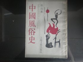 中国风俗史-张亮彩著（上海文艺出版社出版-210）1988年B-244