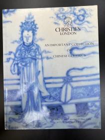 佳士得1986年5月12日 伦敦 重要中国瓷器专场 An important collection of chinese ceramics