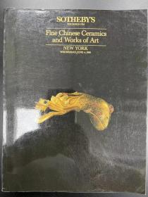 苏富比 1986年6月4日 纽约 中国精品陶瓷与艺术品 Fine chinese ceramics and works of art