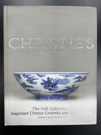 佳士得 2001年9月20日 纽约  Falk 私人收藏 Ⅰ 重要中国陶瓷和艺术品 The Falk collection Ⅰ important chinese ceramics and works of art