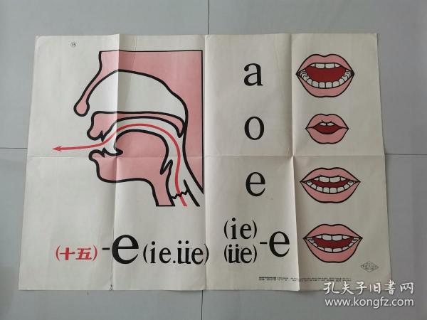 汉语拼音字母发音教学示意图15（1956年）