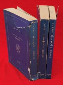 マルティンハイデガー　薗田宗人 译/ニーチェ　全3册　白水从书[KHBZ]