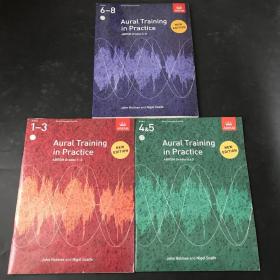 Aural Training in Practice, ABRSM Grades 1-8 英文原版 听觉训练 听觉训练实践 音乐听觉训练 三本合售