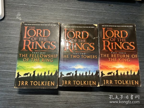 The Lord of the Rings 三册合售 魔戒， 指环王