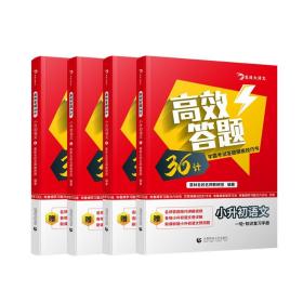 意林高效答题36计小升初全4册大语文知识复习训练手册2023年考试资料刷题真题卷全国通用古诗现代文作文解题技巧提升三四五六年级