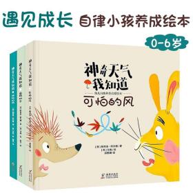 遇见成长自律小孩养成绘本全3册0-6岁幼儿自然科普启蒙绘本儿童天气现象初体验逆境友情早教启蒙图画书亲子阅读宝宝睡前故事