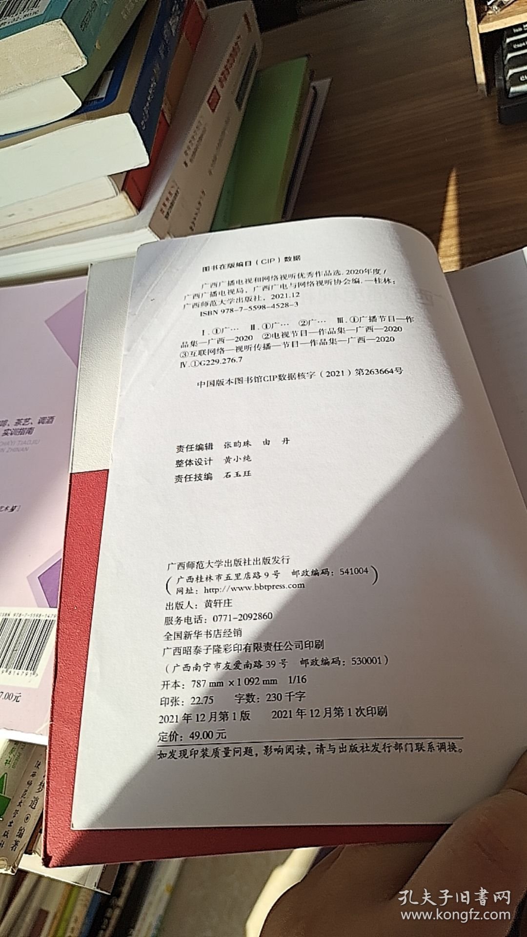 广西广播电视和网络视听优秀作品选 2020年度