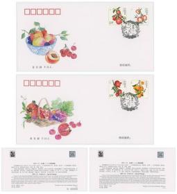 2014-15《水果（第一组）》特种邮票 首日封 总公司 石榴 金橘 苹果 桃子