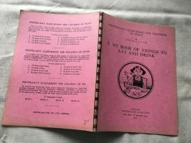 5 my book of things to eat and drink 1961（货号a87)