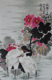 《秋馨10》徐鸿海作品.尺寸约68x45cm.赠送作者彩页.