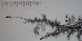 玲珑乖巧眼闪光1.薛大庸老师作品.有作者电子版合影.赠送作者画册（图二）.