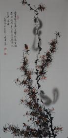 幽居深山古木空.薛大庸老师作品.有作者电子版合影.赠送作者画册（图二）.