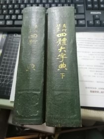 真草隶篆 四体大字典（上下）