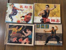 套书连环画《武林志》全套上下两册+同题《武林志》四本，共6本，孔网罕见全集合——自藏三