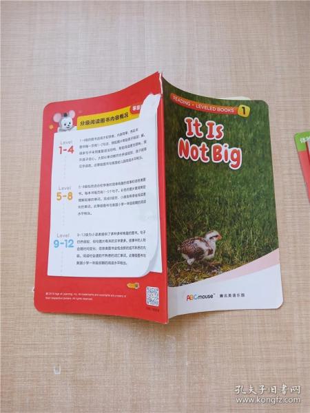 READING LEVELED BOOKS1 It Is Not Big