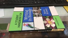 a student handbook for writing in  biology  一本学生生物写作手册