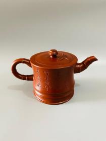 竹节茶杯壶（带内壁章）