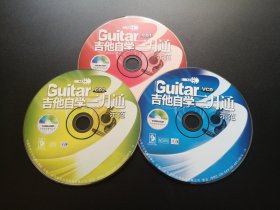 吉他自学三月通示范                3CD（裸碟）