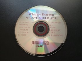 Whitney Houston MY LOVE IS YOUR LOVE              CD（裸碟）