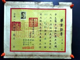 1954年上海财政经济学院毕业证书＋结婚证一对，【沪袋1线】