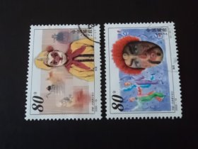 【04310】编年邮票2000-19， 信销，套票，微薄 