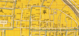 【提供资料信息服务】老地图最新宁波城庙图民国三年(1914)新学会社印