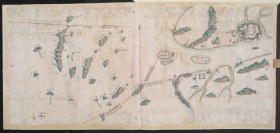【提供资料信息服务】老地图1731年温州镇标中营海汛舆图