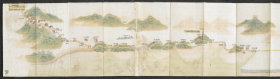 【提供资料信息服务】老地图1751年自杭州行宫游西湖道里图说