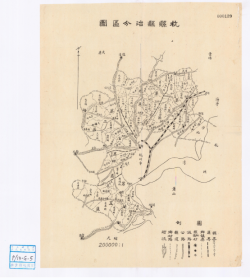 【提供资料信息服务】老地图杭县县治分区图 民国浙江省杭州市杭县《杭县县治分区图》民国杭州杭县老地图老城区街道图杭县老城厢图街道分布图古建筑寺庙河道遗址分布地图