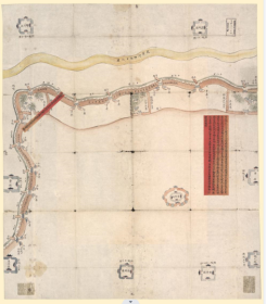 【提供资料信息服务】鲁西南堤防：1855 年曹州府单县南堤东豪图