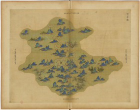 【提供资料信息服务】老地图 1661年浙江地区地图 93宣平县