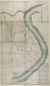 【提供资料信息服务】老地图1875年上海县城厢租界全图