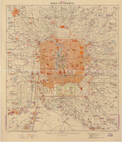 【提供资料信息服务】老地图1907年北京和Umgebung