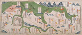 【提供资料信息服务】老地图1763大荆营水陆舆图