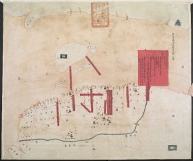 【提供资料信息服务】老地图1842年海门阖境各港分界全图