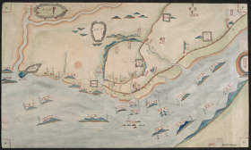 【提供资料信息服务】老地图1752年宁波府慈溪县洋图